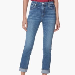 NWOT Paige Sarah Slim High Waisted Crop Jeans
